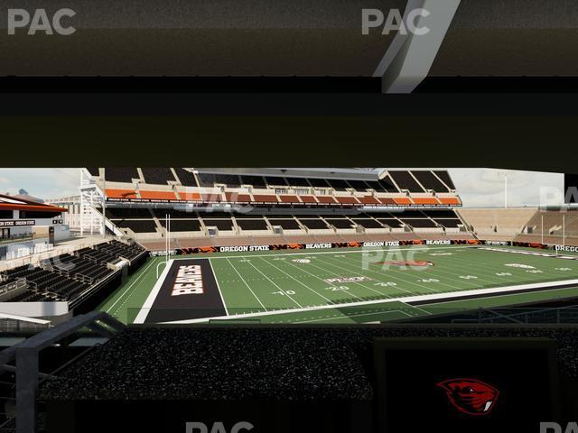 Seating view for Reser Stadium Section West Loge 27