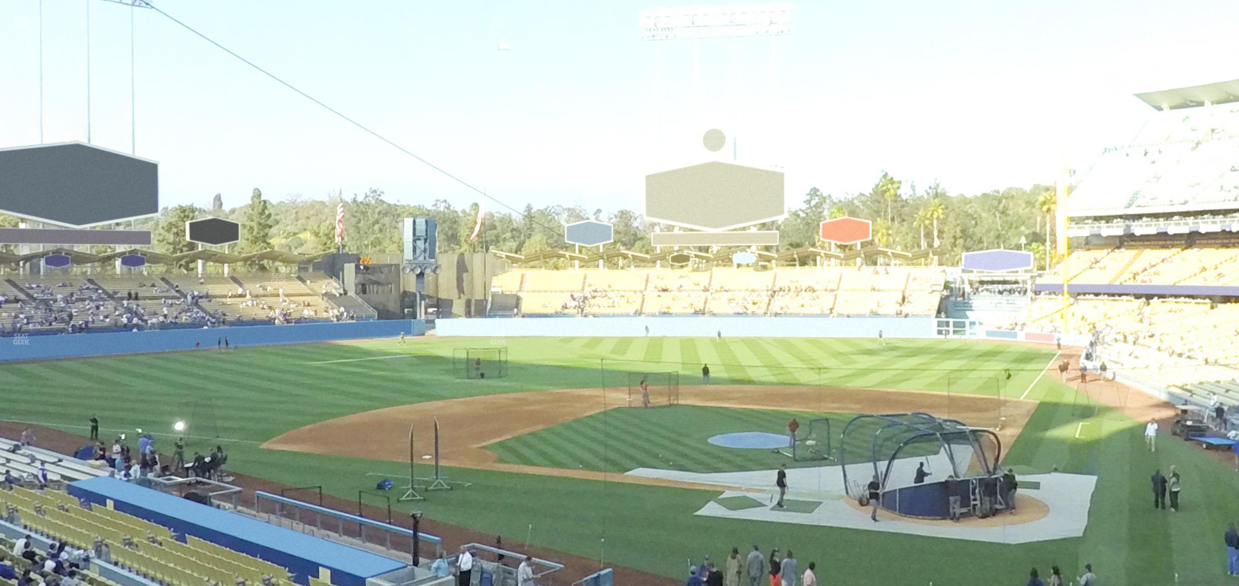 Seating view for Dodger Stadium Section 115 Lg