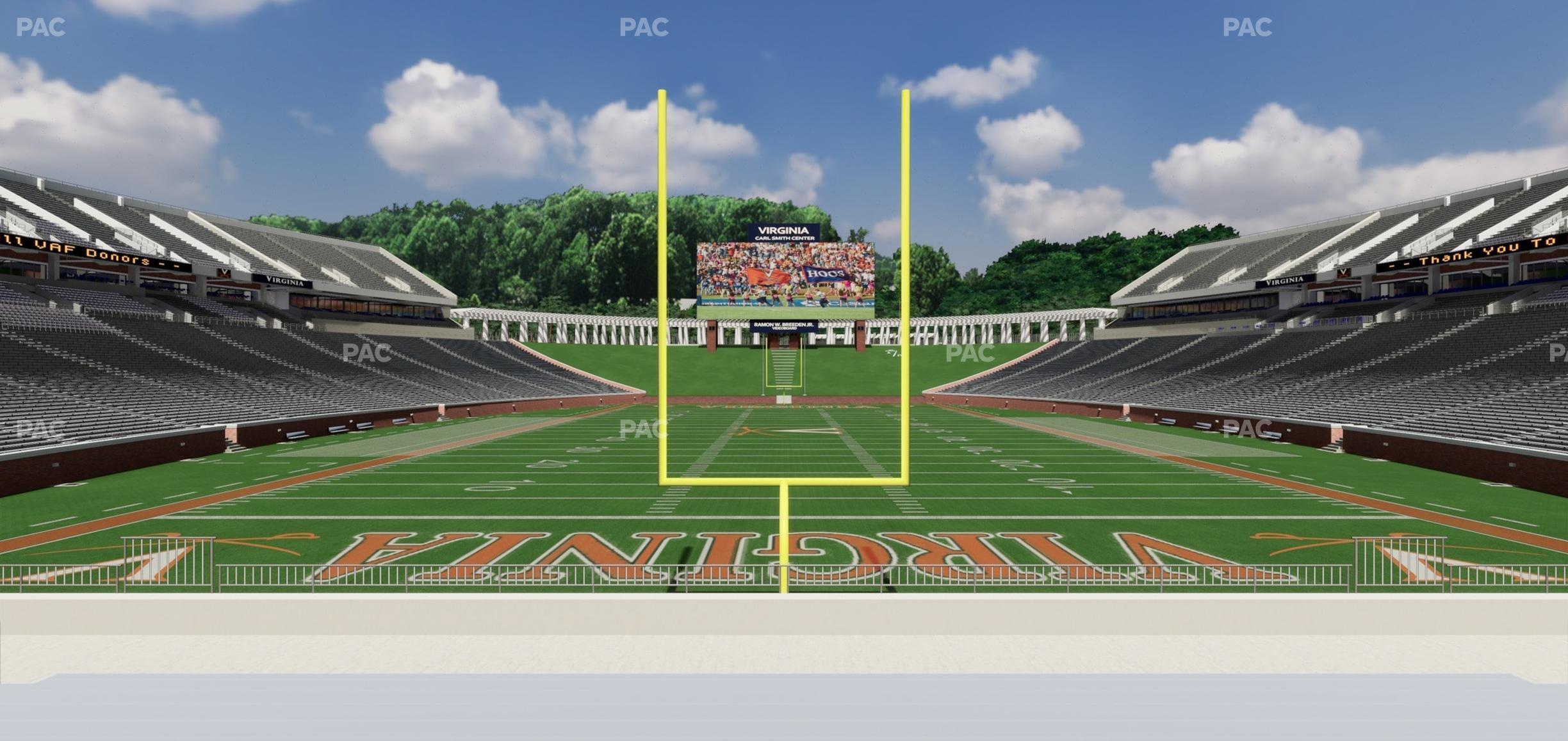 Seating view for Scott Stadium Section 116