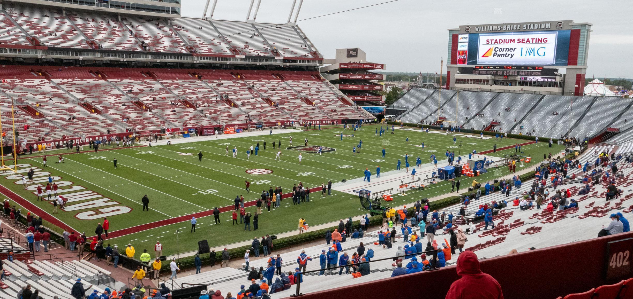 Seating view for Williams Brice Stadium Section 401