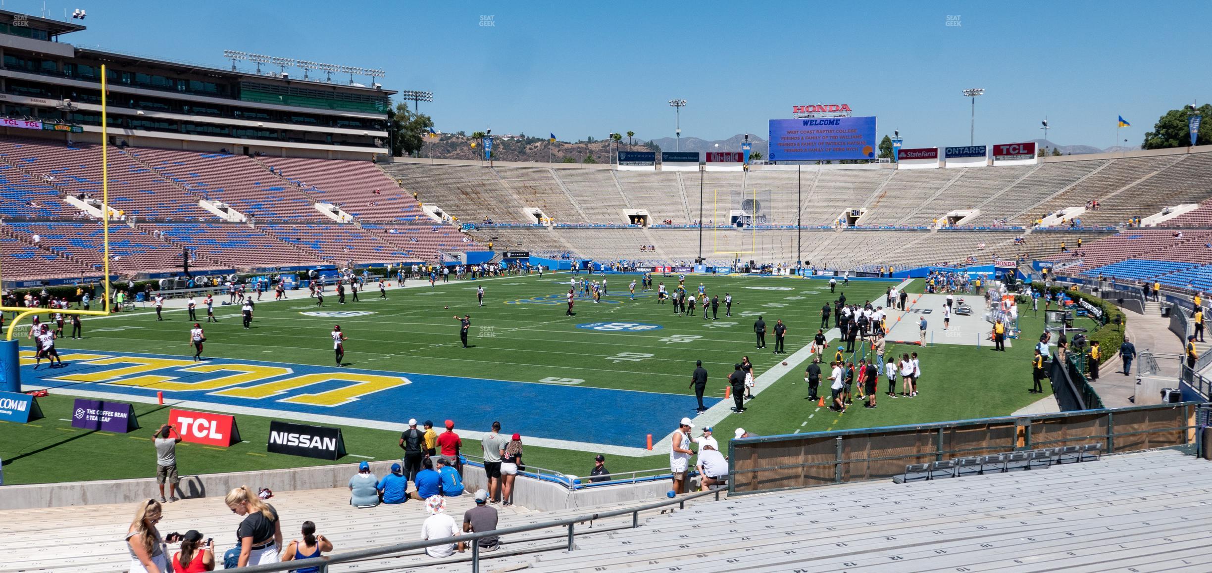 Seating view for Rose Bowl Stadium Section 28 A