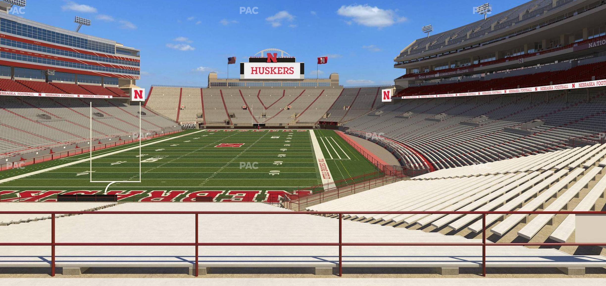 Seating view for Memorial Stadium Nebraska Section 15