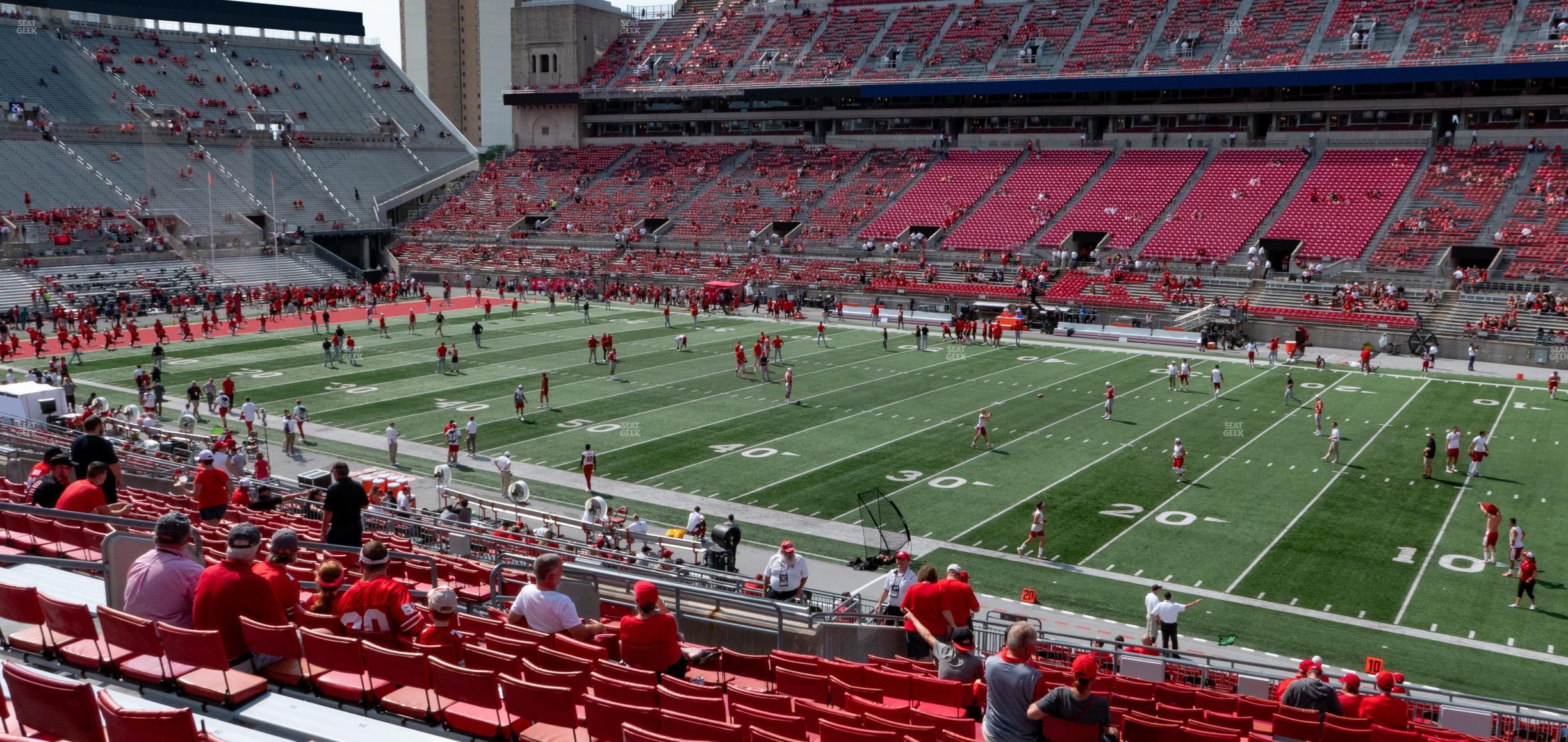 Seating view for Ohio Stadium Section 16 A