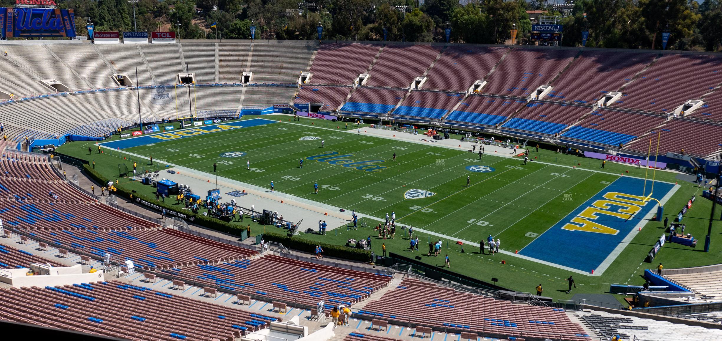 Seating view for Rose Bowl Stadium Section Club 202