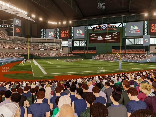 Seating view for Chase Field Section 119