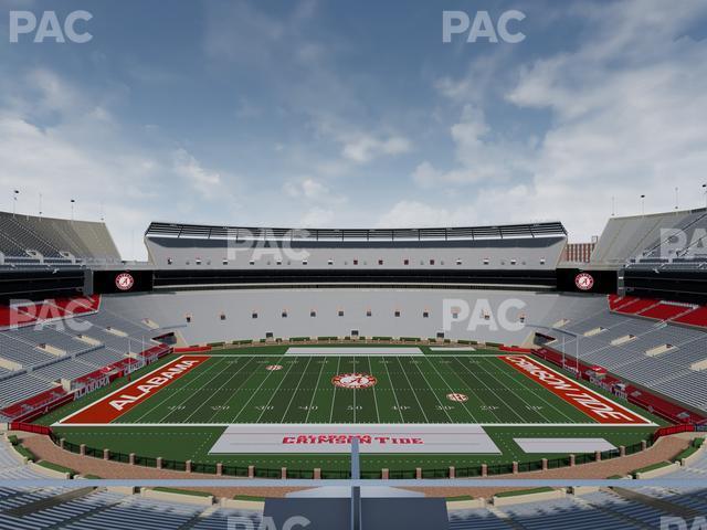 Seating view for Bryant Denny Stadium Section U 3 J