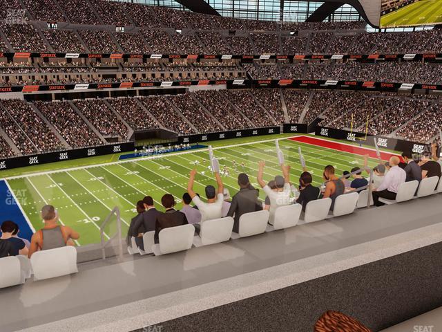 Seating view for Allegiant Stadium Section West Suite 2062