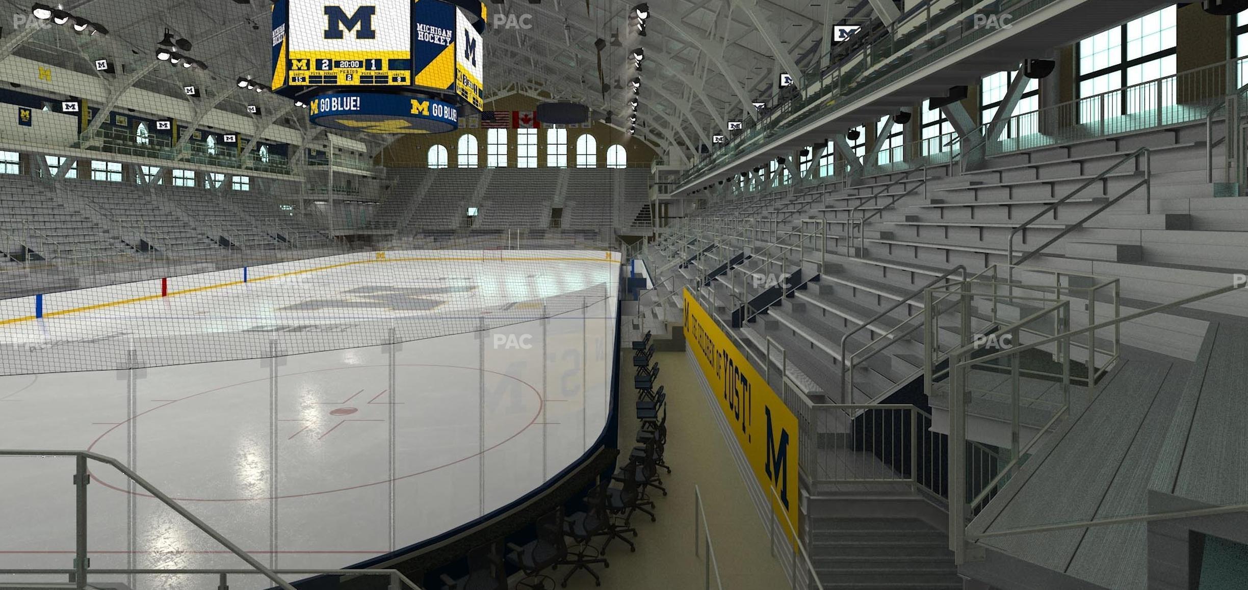 Seating view for Yost Arena Section 14