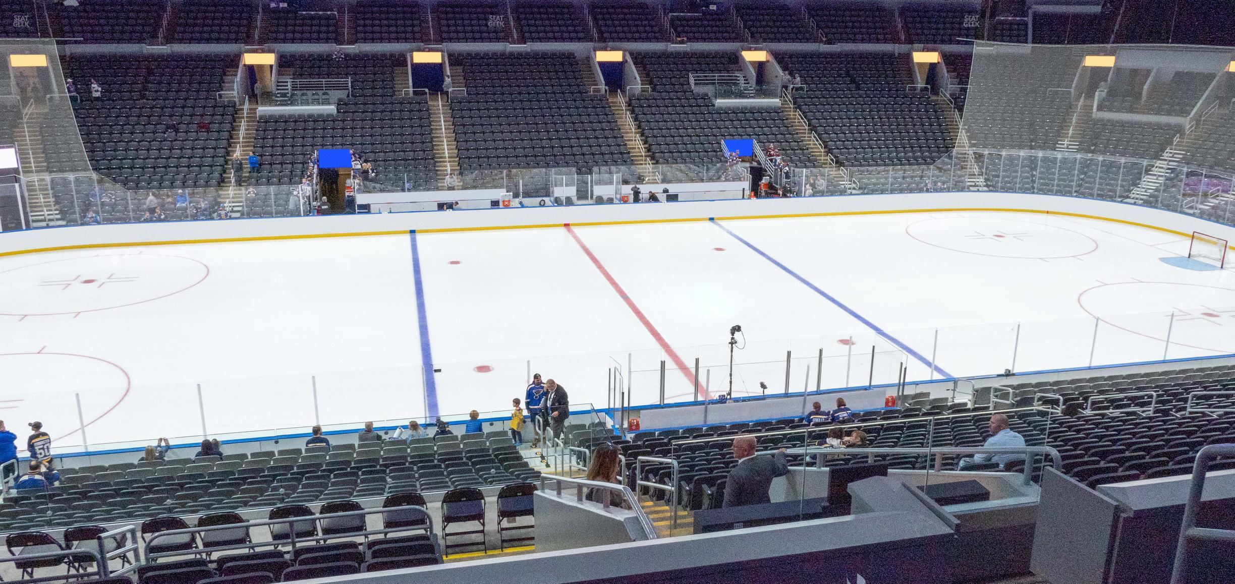 Seating view for Enterprise Center Section 117 Club