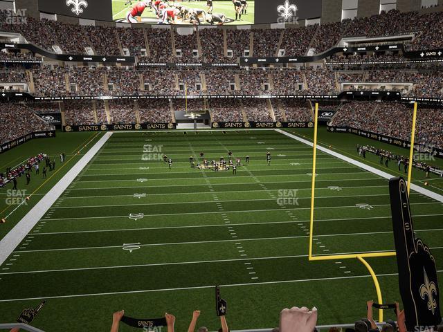 Seating view for Caesars Superdome Section 301