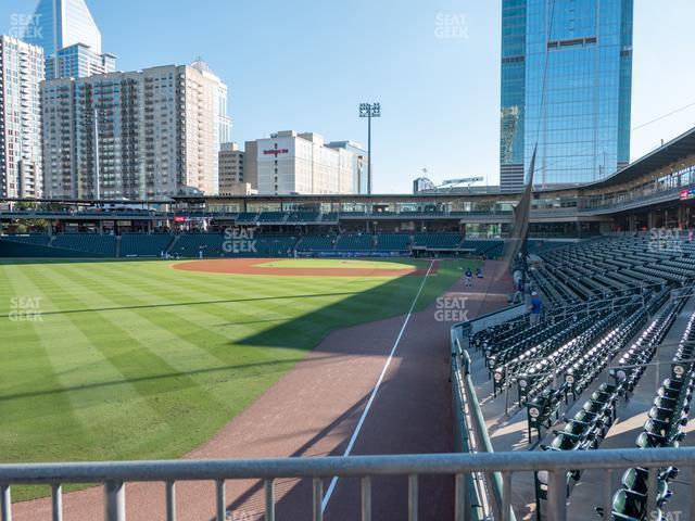 Seating view for Truist Field Section 123