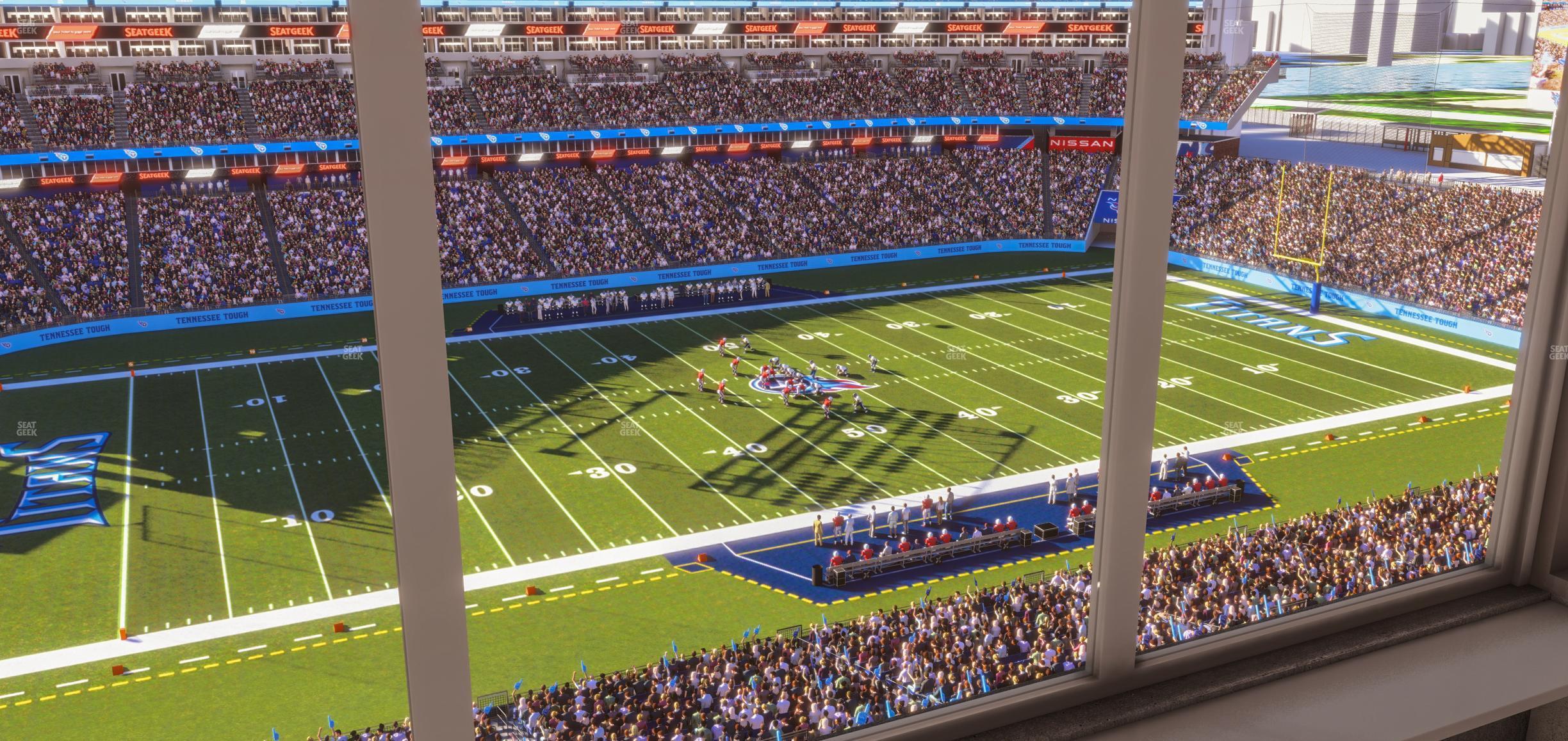 Seating view for Nissan Stadium Section Suite 630 E