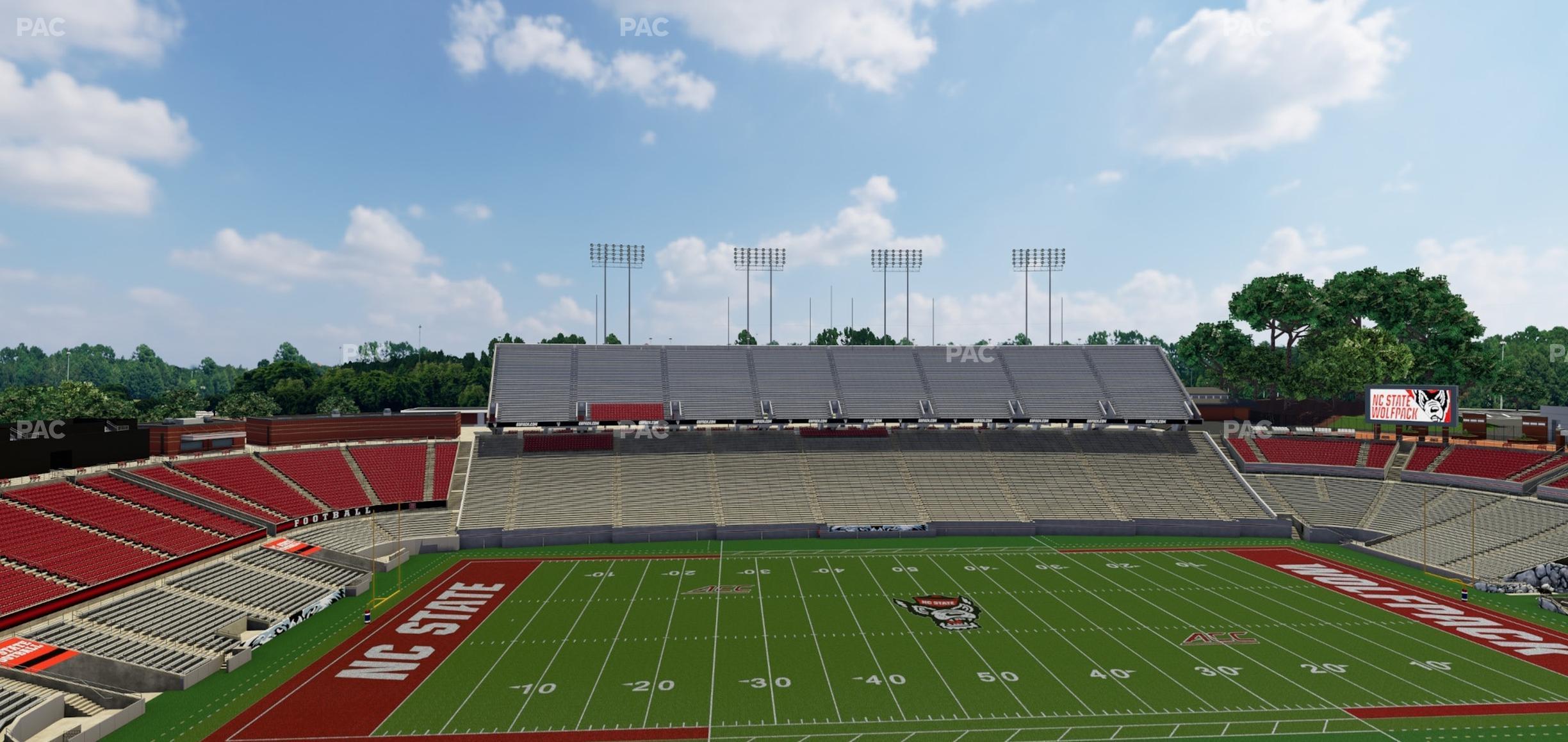 Seating view for Carter-Finley Stadium Section 29