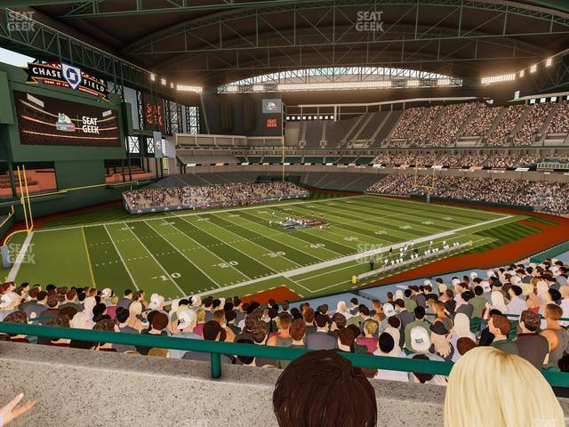 Seating view for Chase Field Section Suite 62