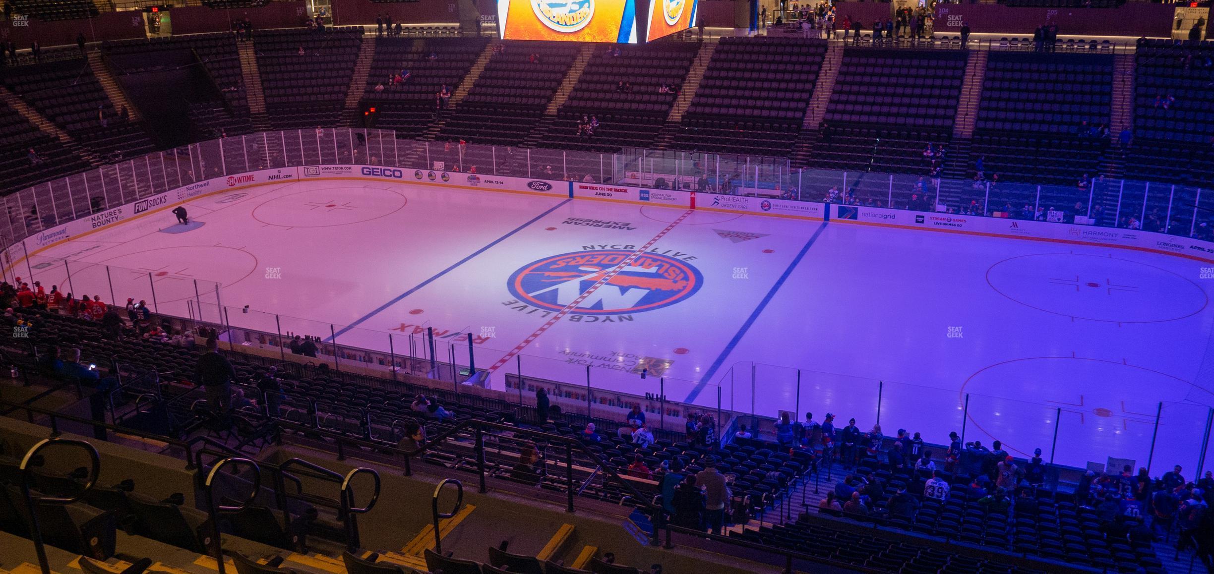 Seating view for Nassau Coliseum Section 221