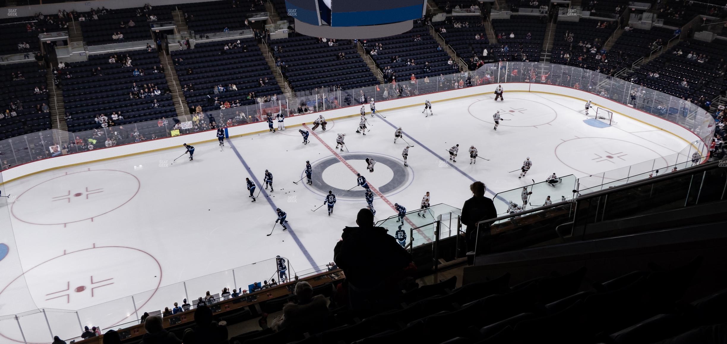 Seating view for Canada Life Centre Section 322