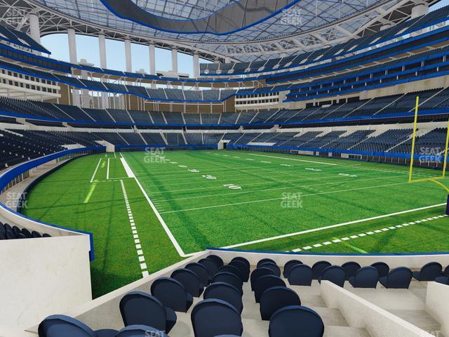 Seating view for SoFi Stadium Section 119