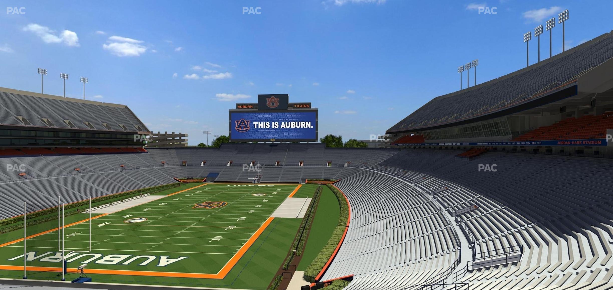 Seating view for Jordan-Hare Stadium Section 44