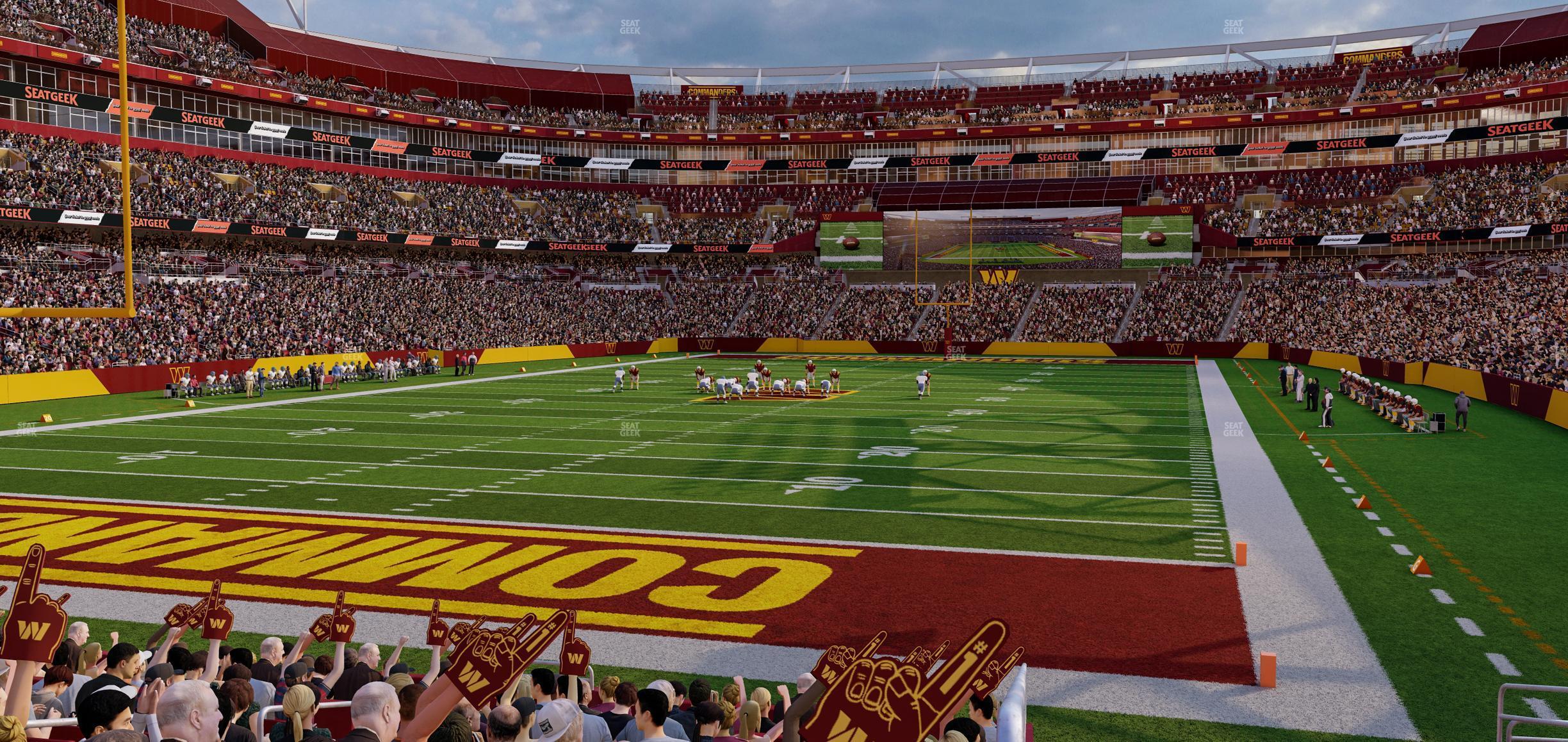 Seating view for Northwest Stadium Section 109