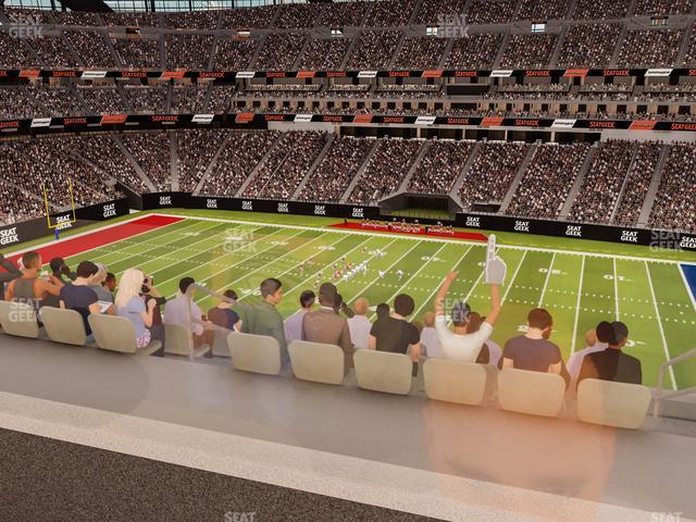 Seating view for Allegiant Stadium Section East Suite 2013