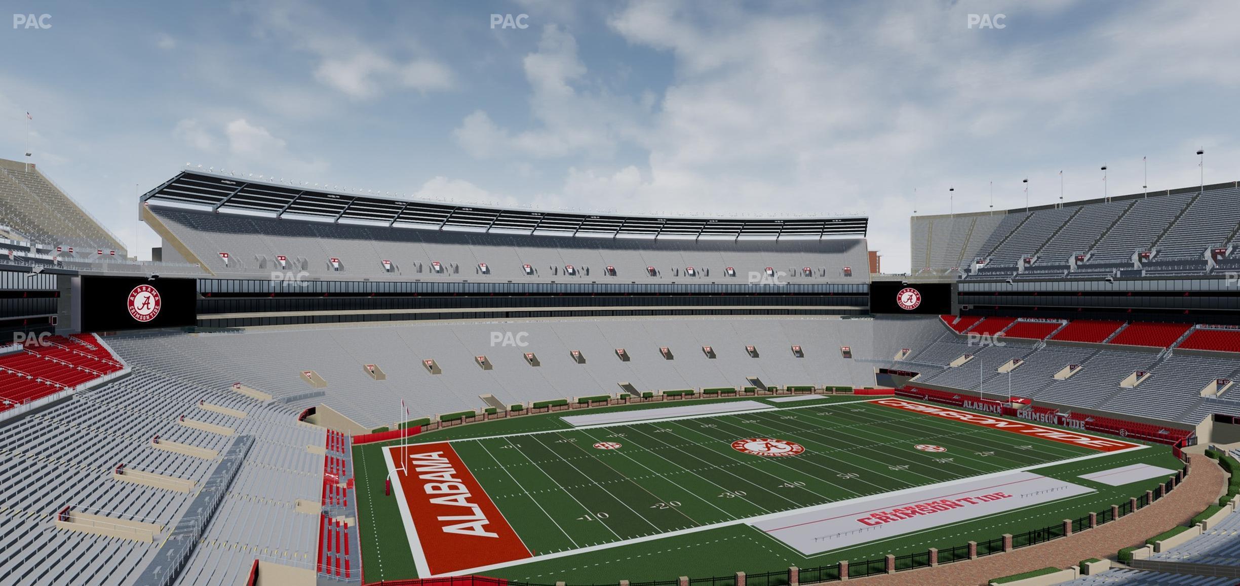 Seating view for Bryant-Denny Stadium Section Champions Club 6