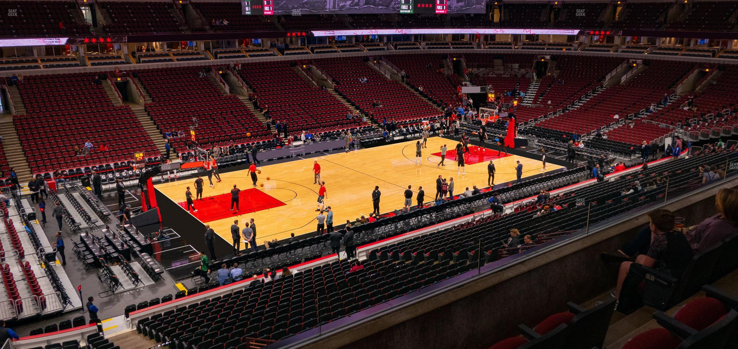 Seating view for United Center Section 220