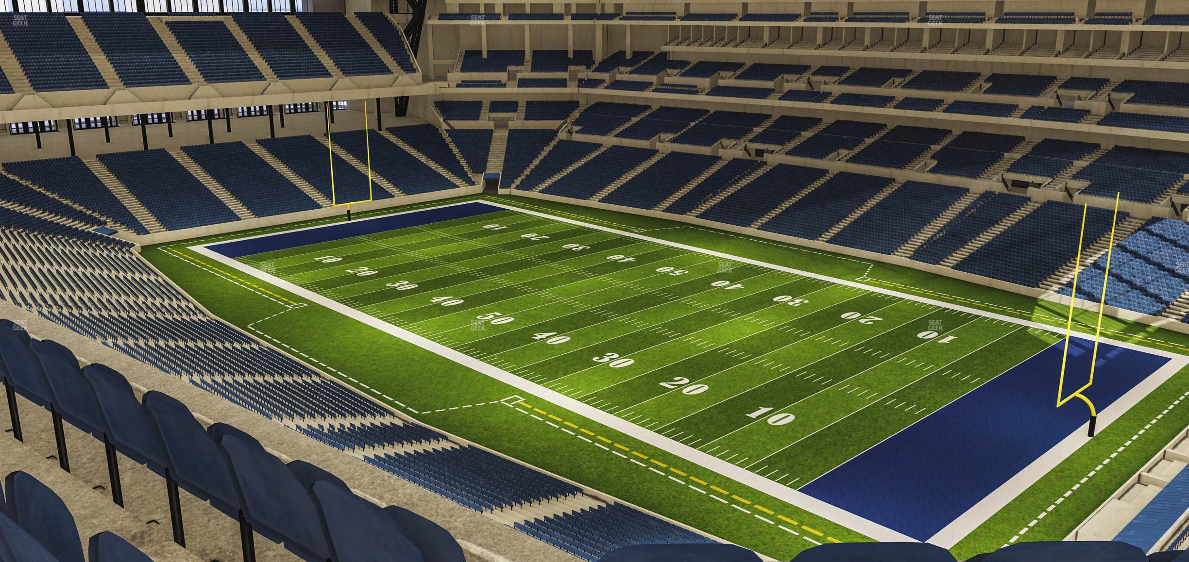 Seating view for Lucas Oil Stadium Section 534