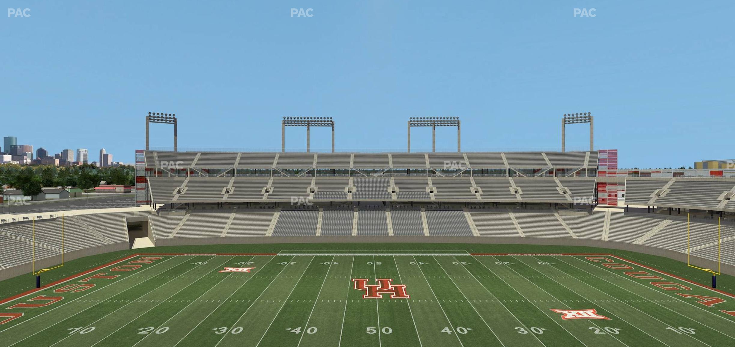 Seating view for TDECU Stadium Section 308