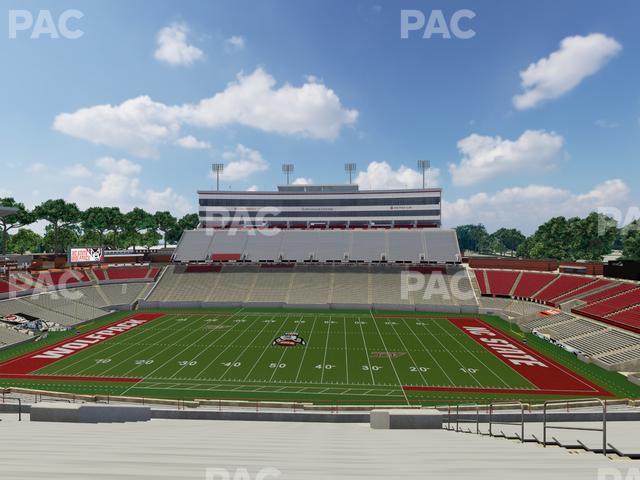 Seating view for Carter-Finley Stadium Section 11