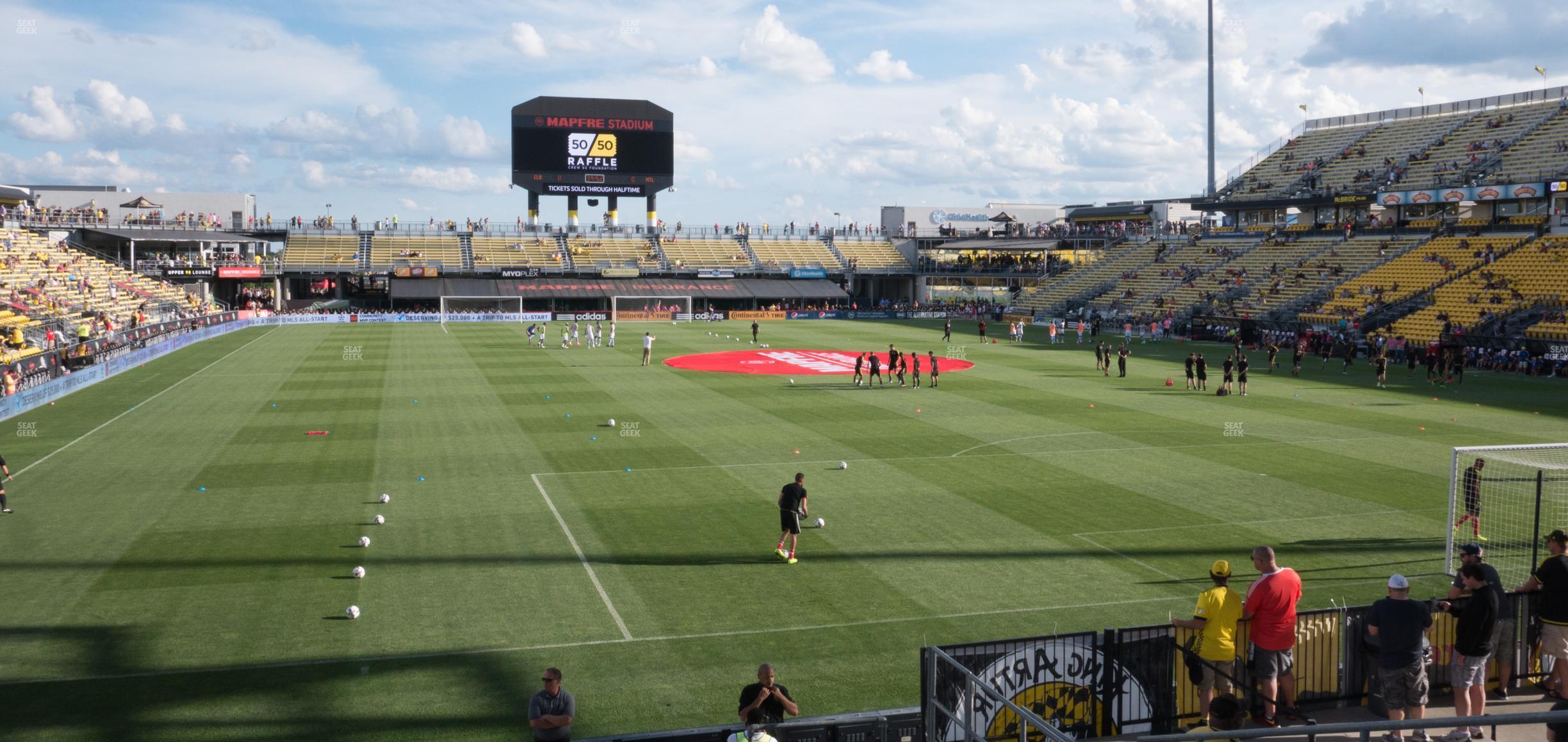 Seating view for Historic Crew Stadium Section 139 Supporters