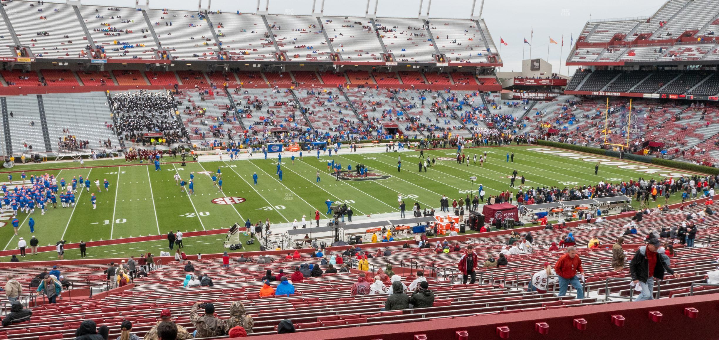 Seating view for Williams Brice Stadium Section 203