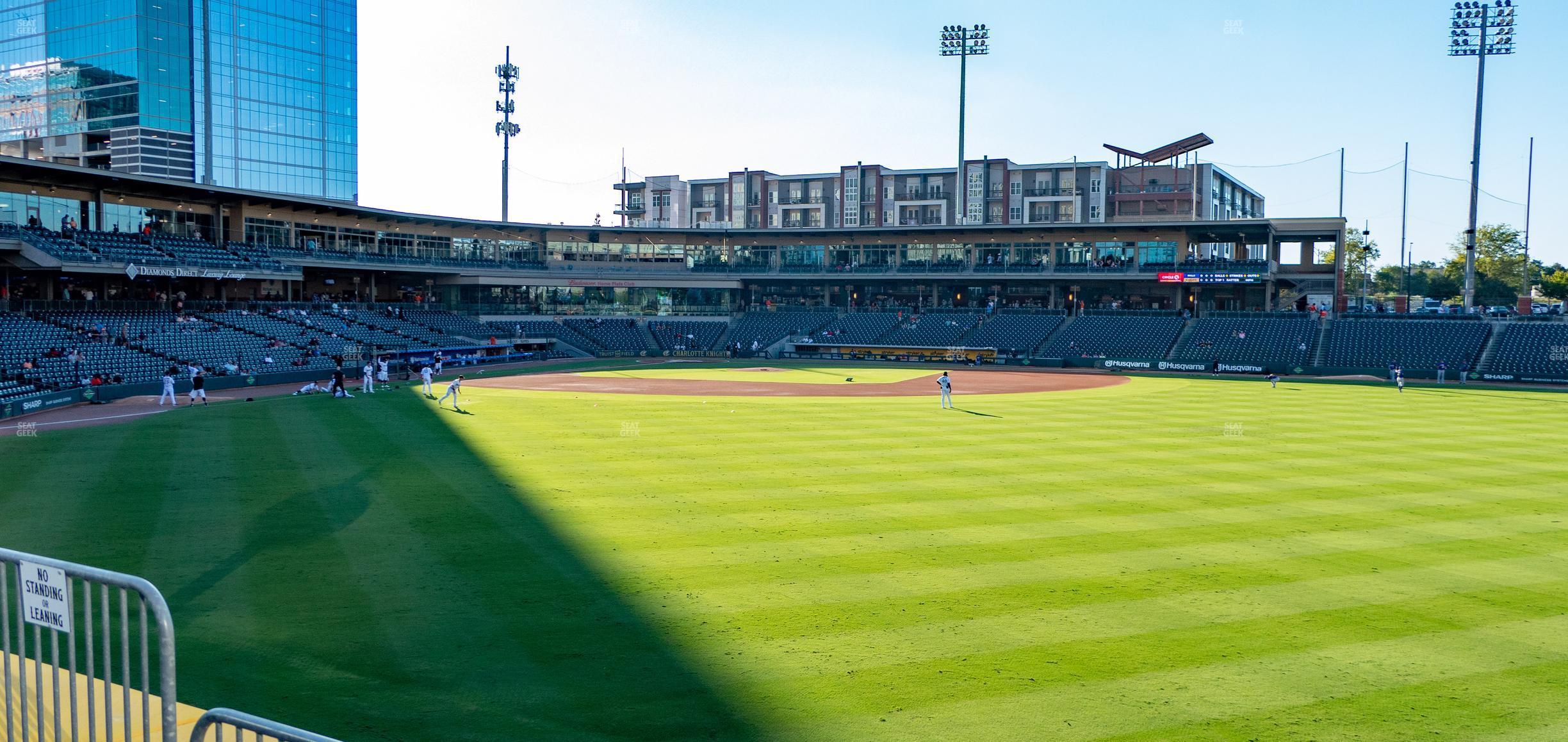 Seating view for Truist Field Section Home Run 2