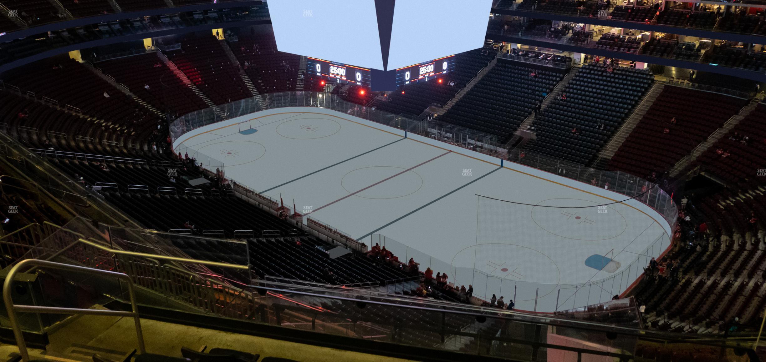 Seating view for Prudential Center Section 216