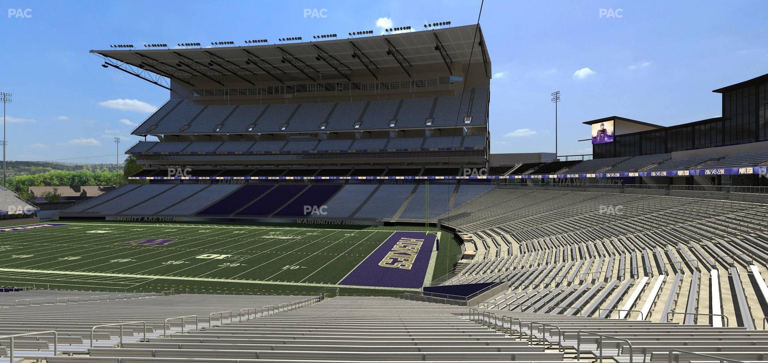 Seating view for Husky Stadium Section 125