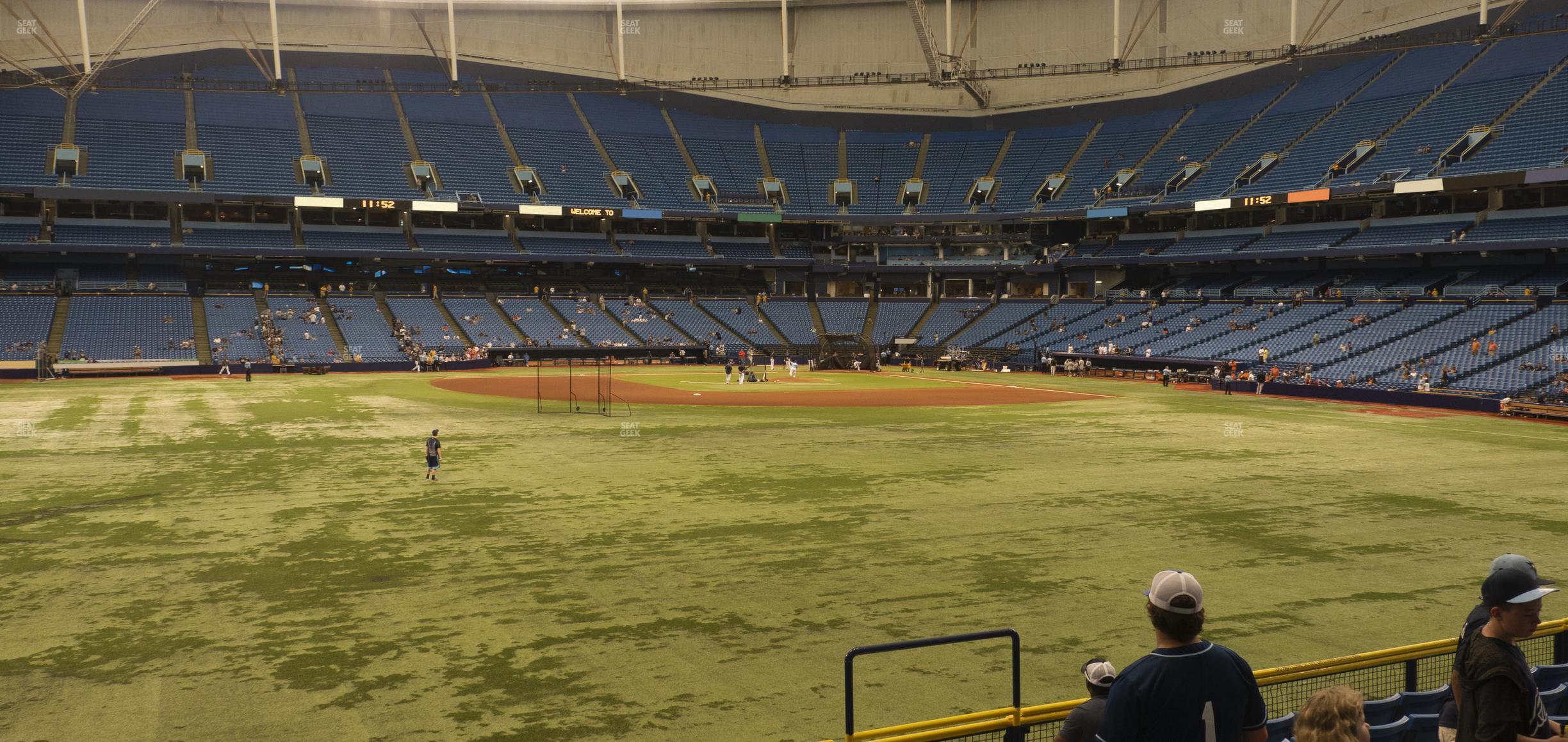 Seating view for Tropicana Field Section 149