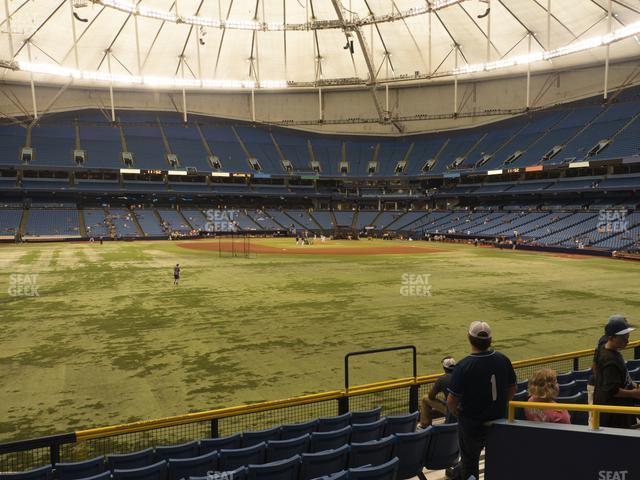 Seating view for Tropicana Field Section 149