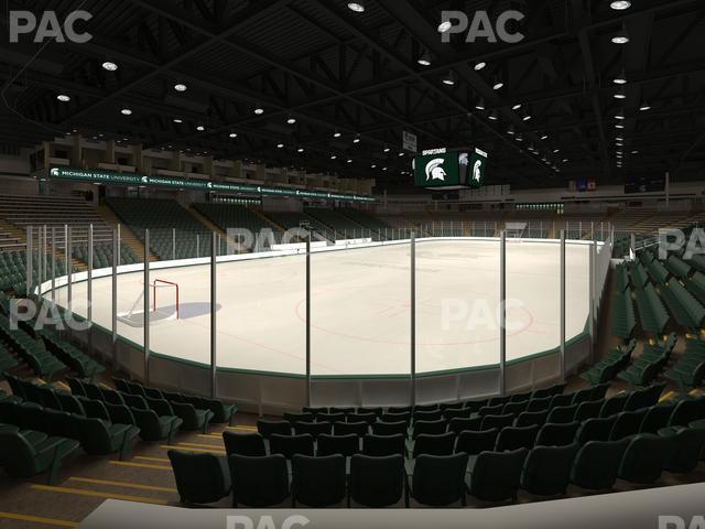 Seating view for Munn Ice Arena Section M