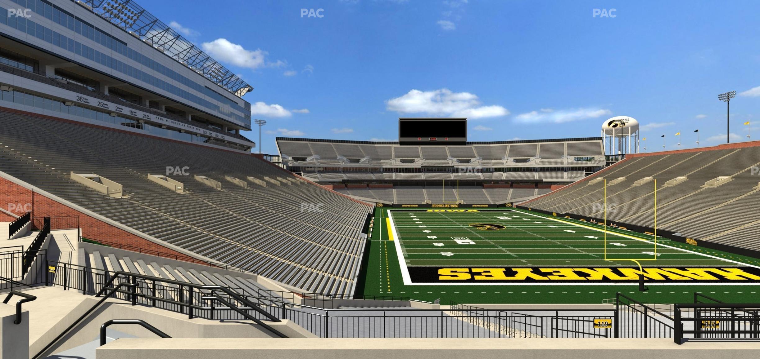 Seating view for Kinnick Stadium Section 218