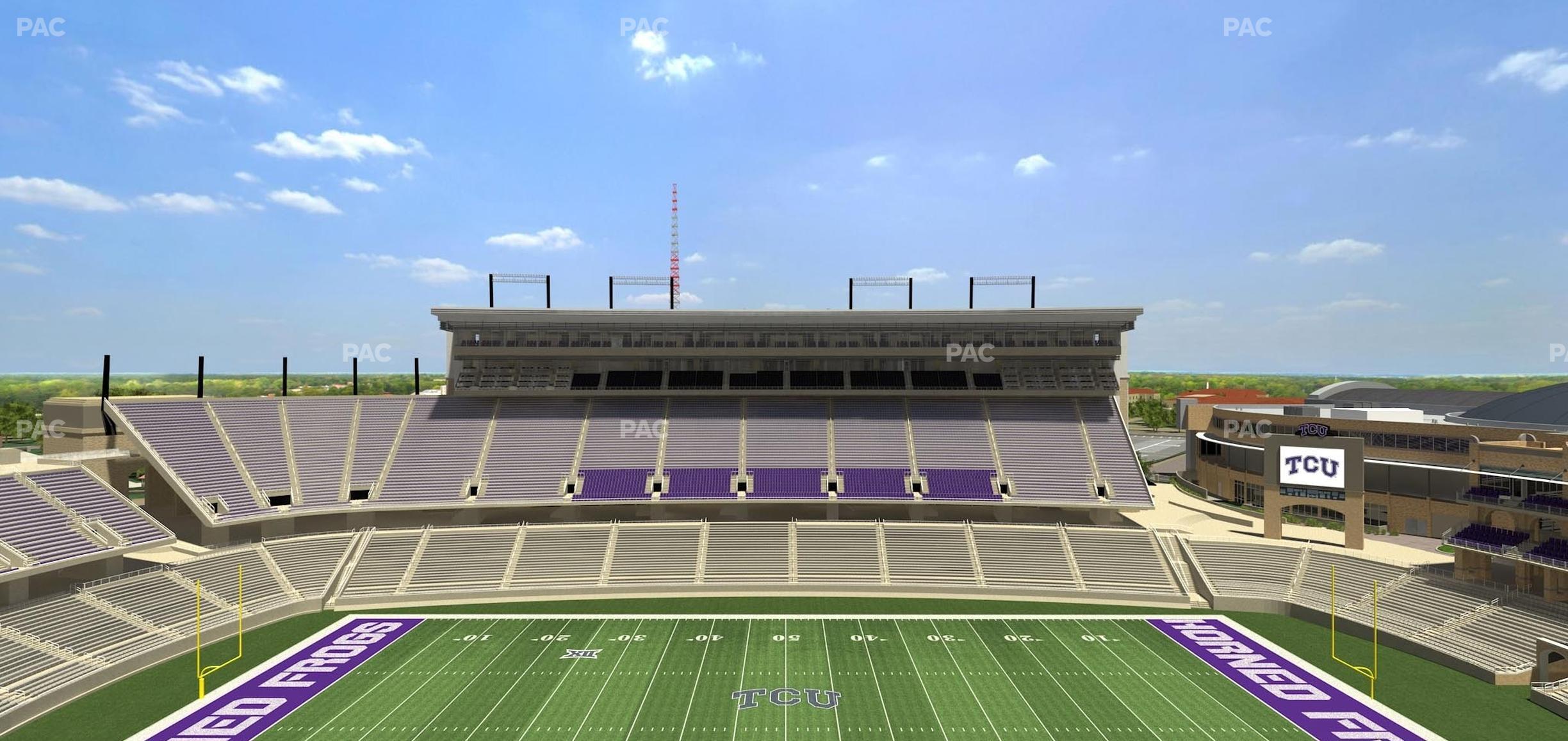 Seating view for Amon G Carter Stadium Section 306