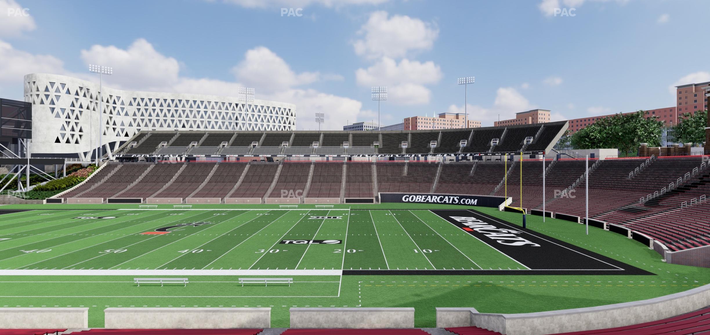 Seating view for Nippert Stadium Section 119