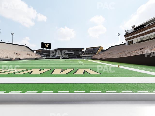 Seating view for FirstBank Stadium Section North Endzone Field Level Wc