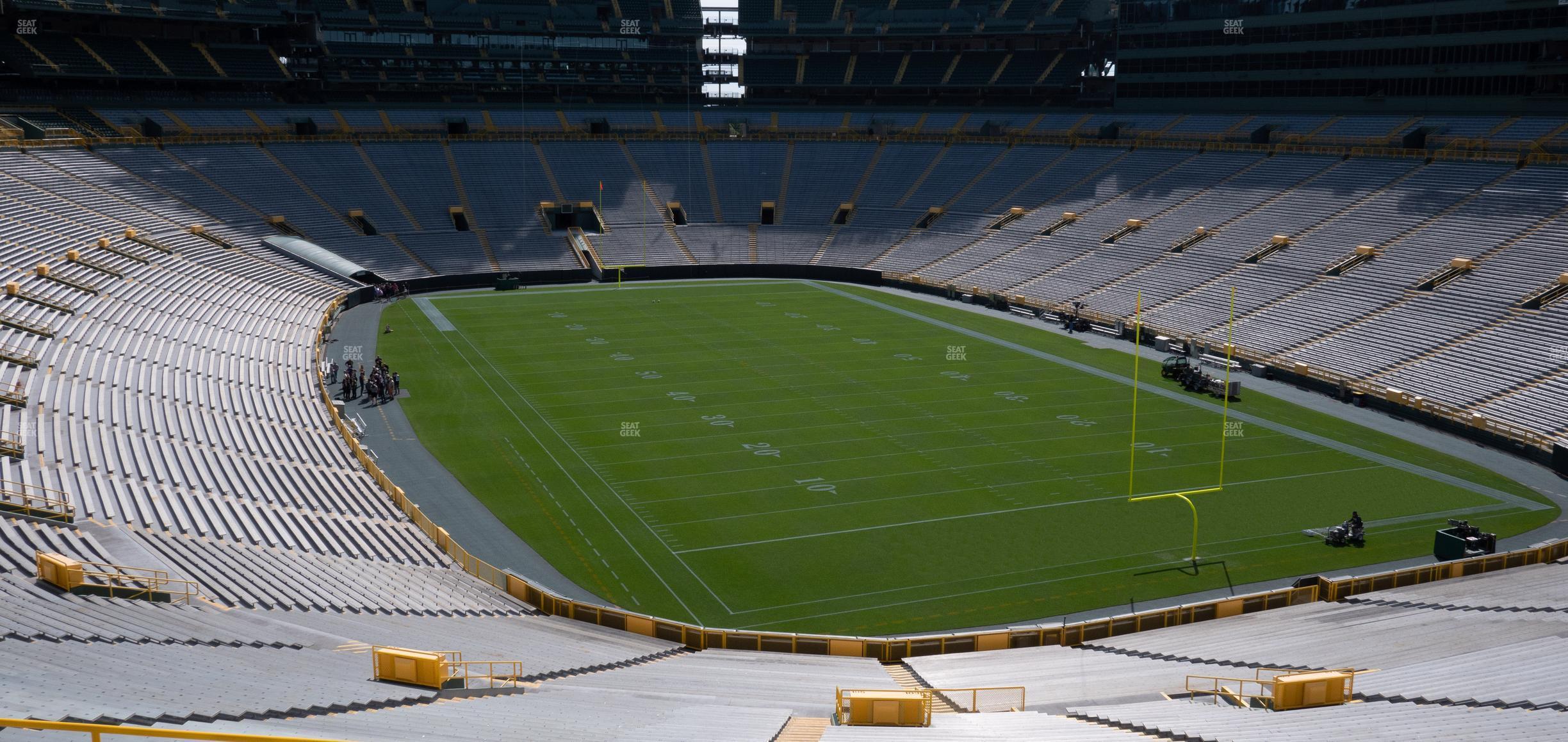 Seating view for Lambeau Field Section 307