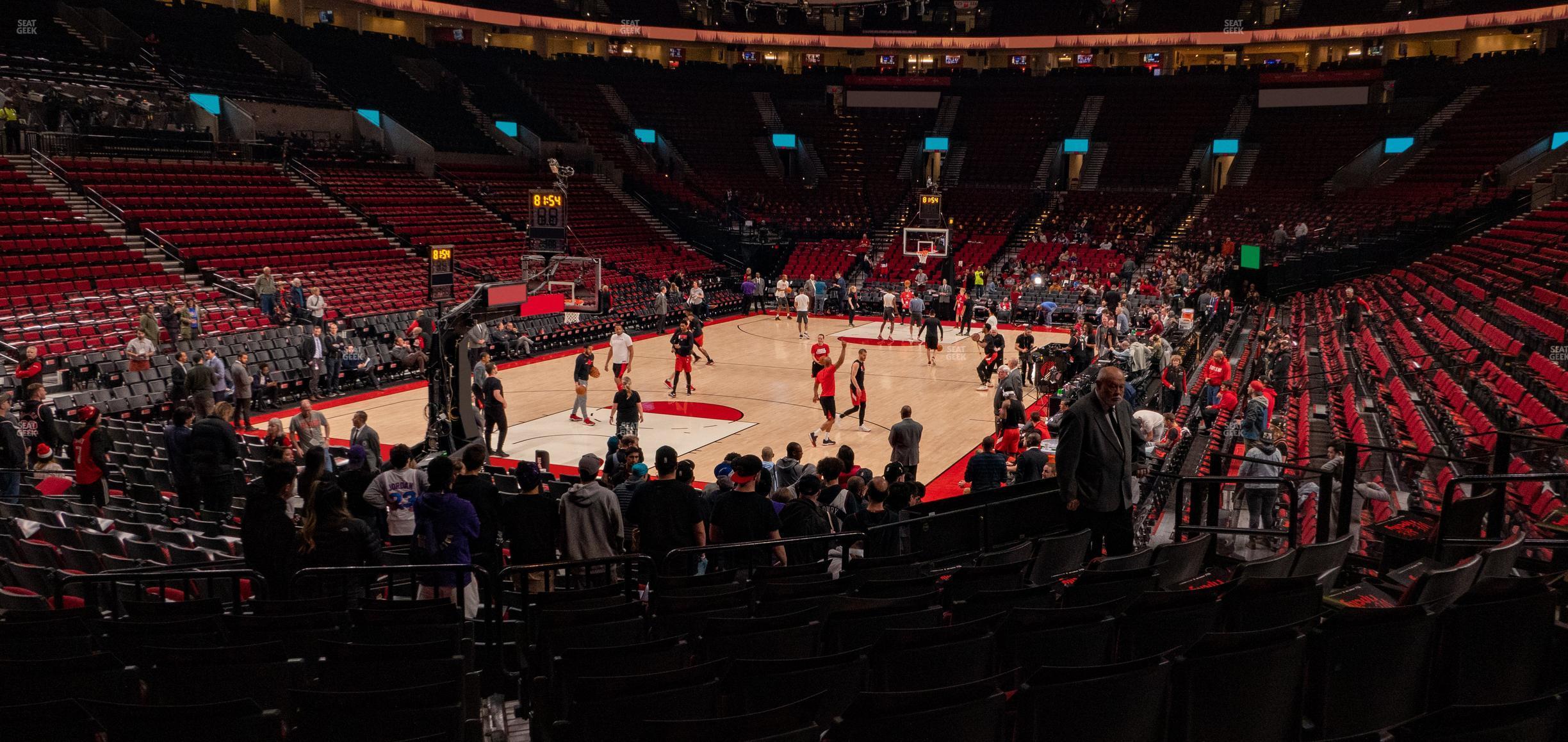 Seating view for Moda Center Section 105