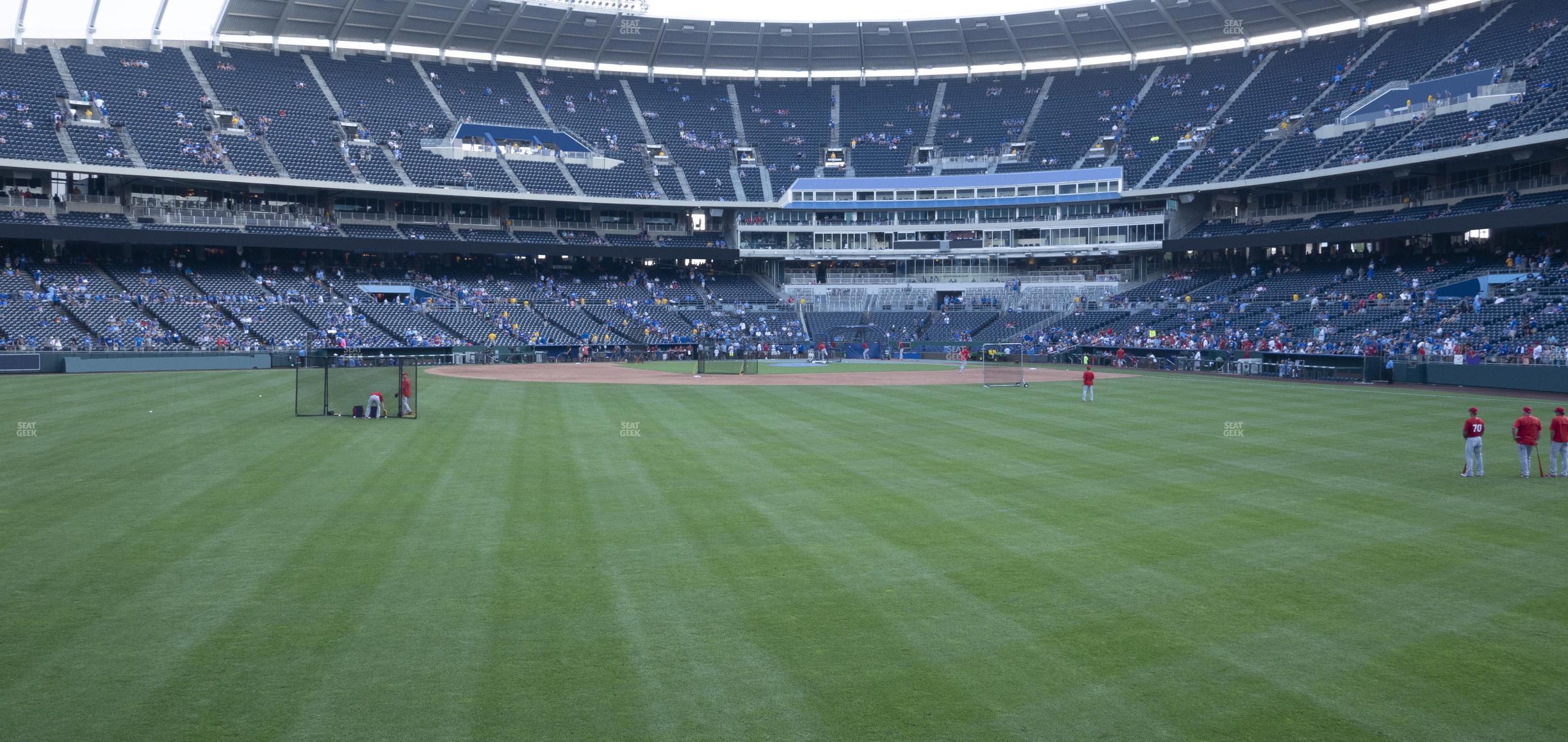 Seating view for Kauffman Stadium Section 102