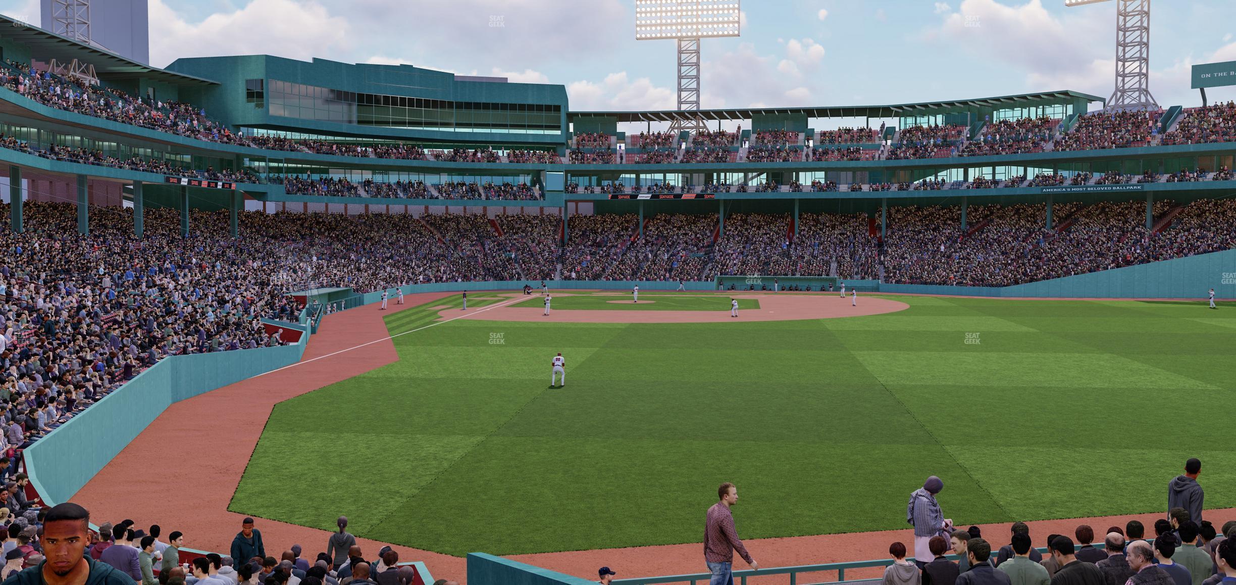 Seating view for Fenway Park Section Right Field Box 87