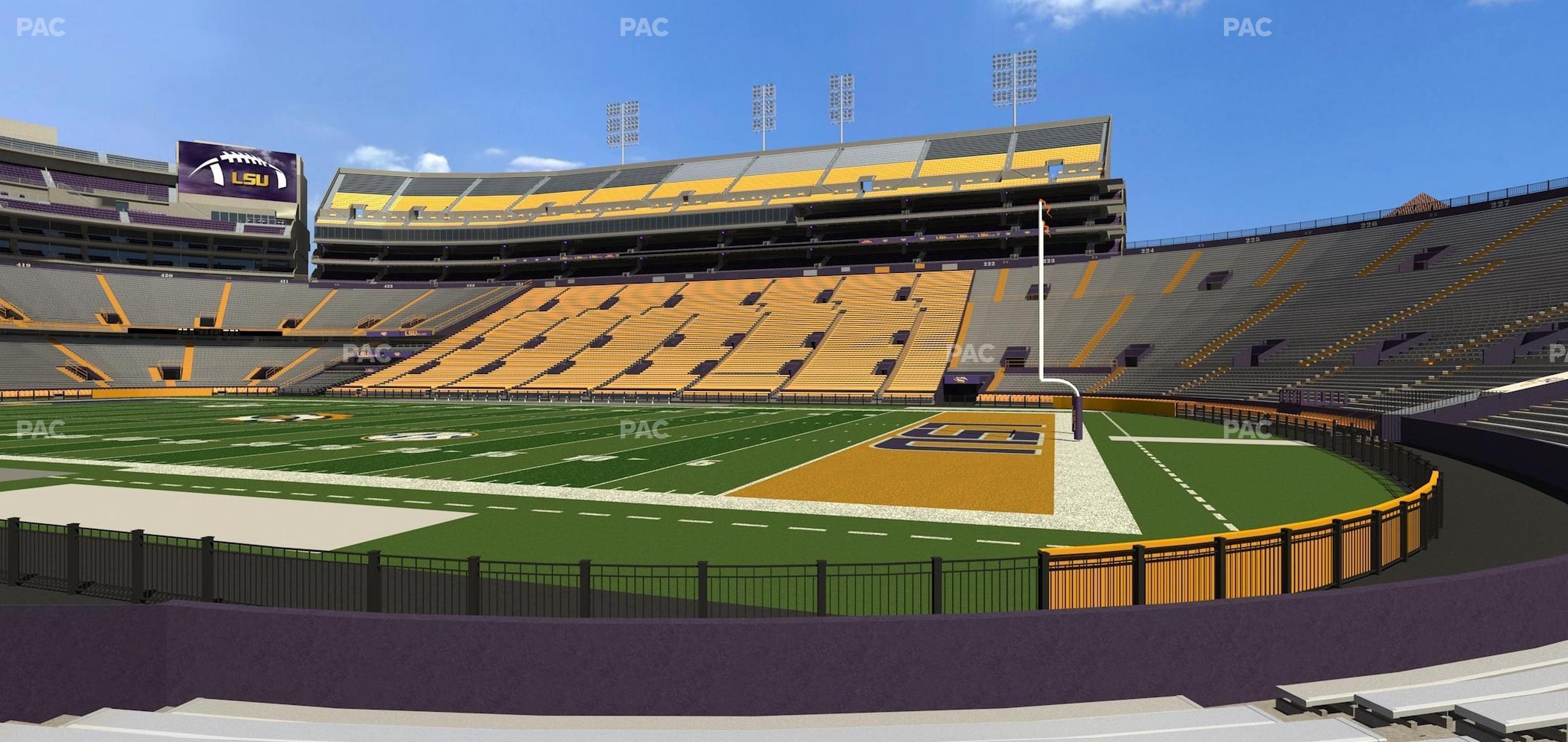 Seating view for Tiger Stadium Section 210