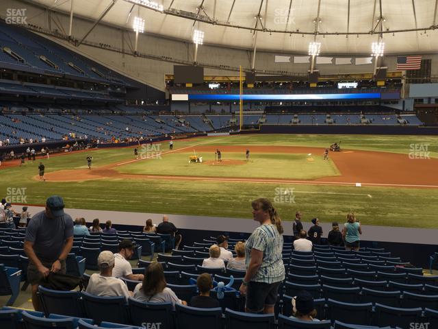 Seating view for Tropicana Field Section 116