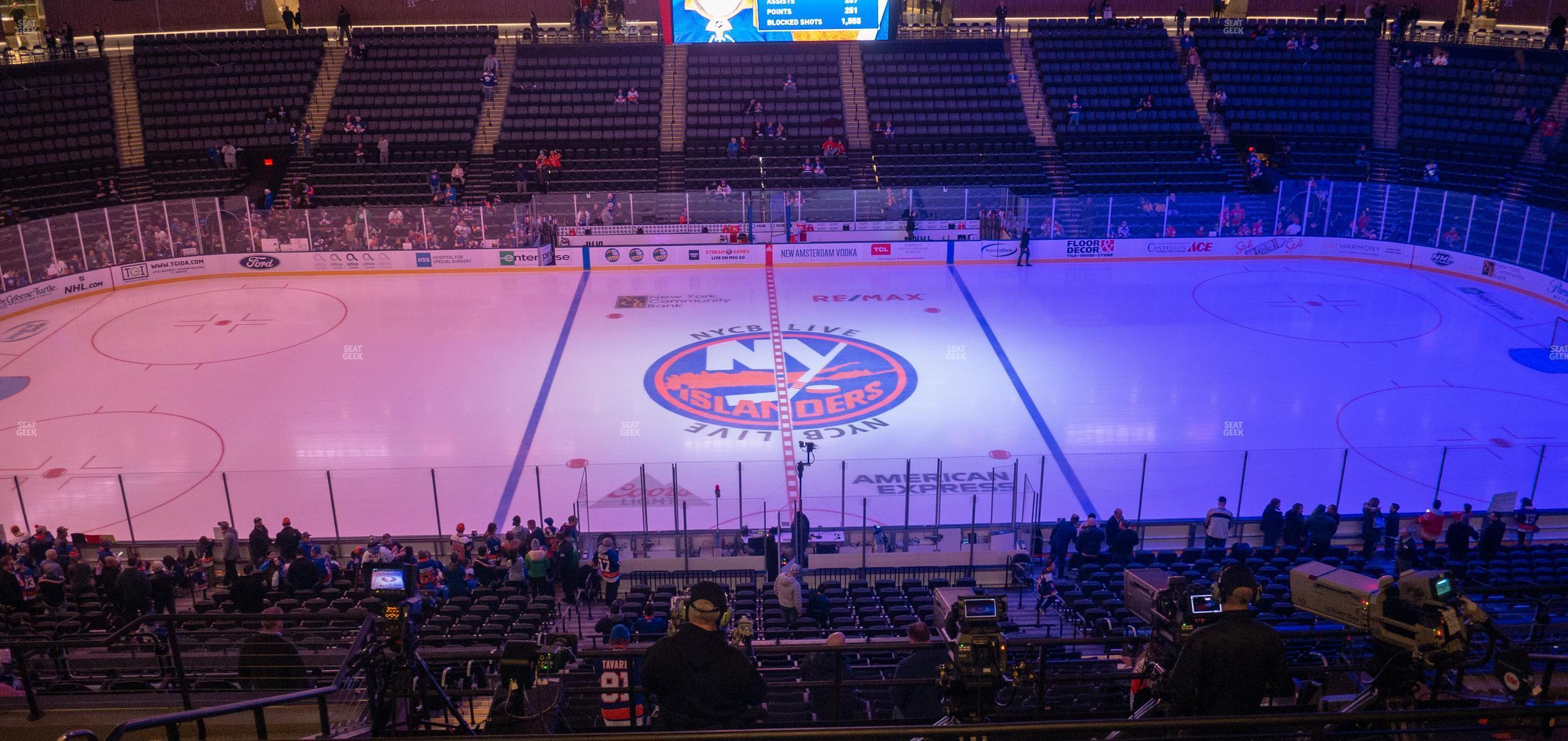 Seating view for Nassau Coliseum Section 203