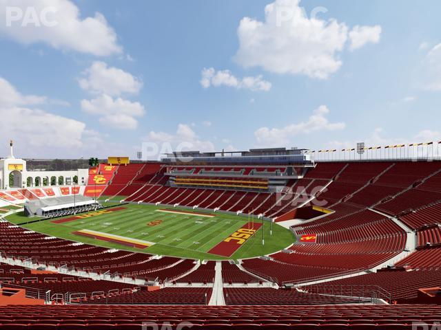 Seating view for Los Angeles Memorial Coliseum Section 318