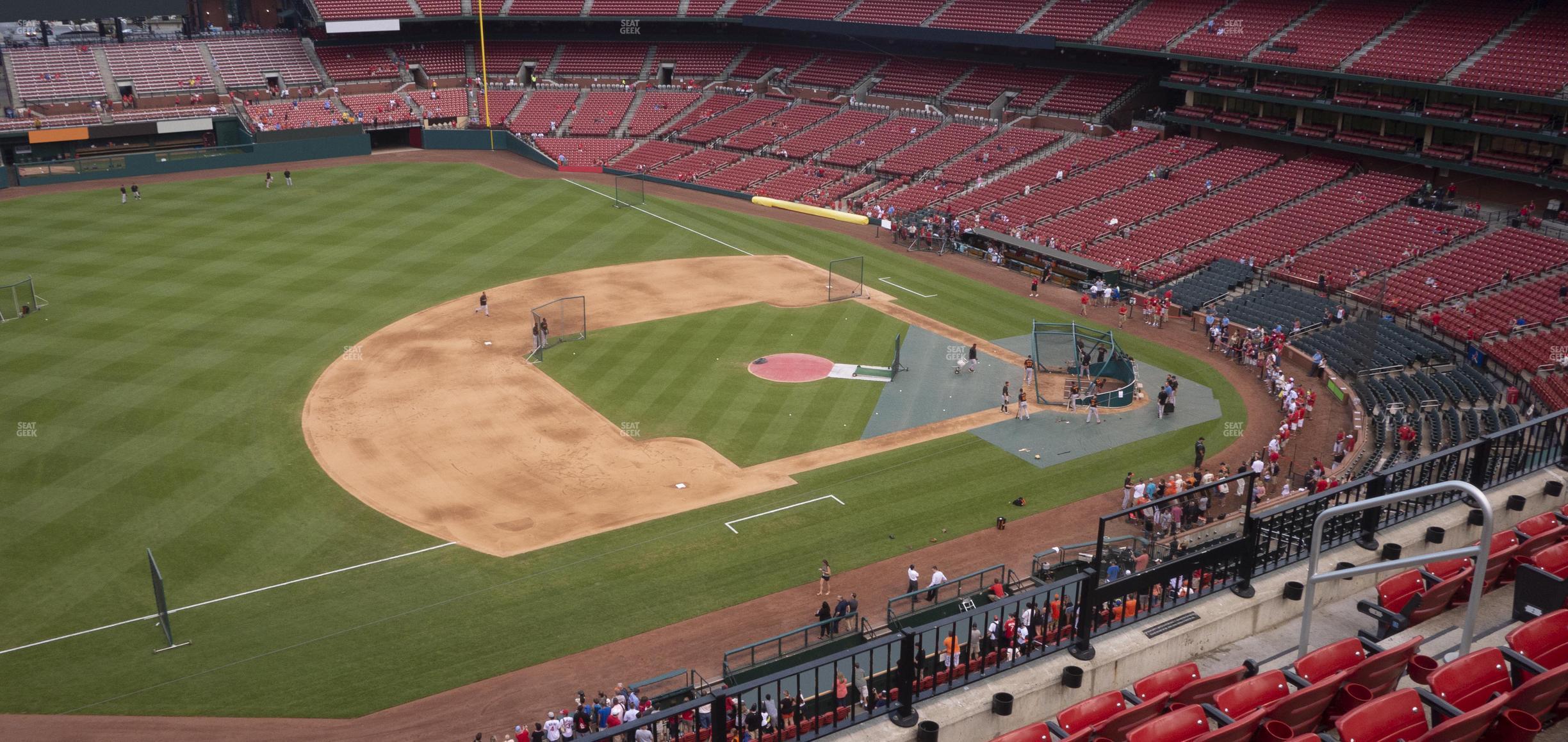 Seating view for Busch Stadium Section Third Base Pavilion 359